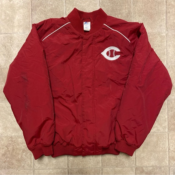 Cincinnati Reds Jacket M Measurement Red Good Condition - Picture 2 of 6